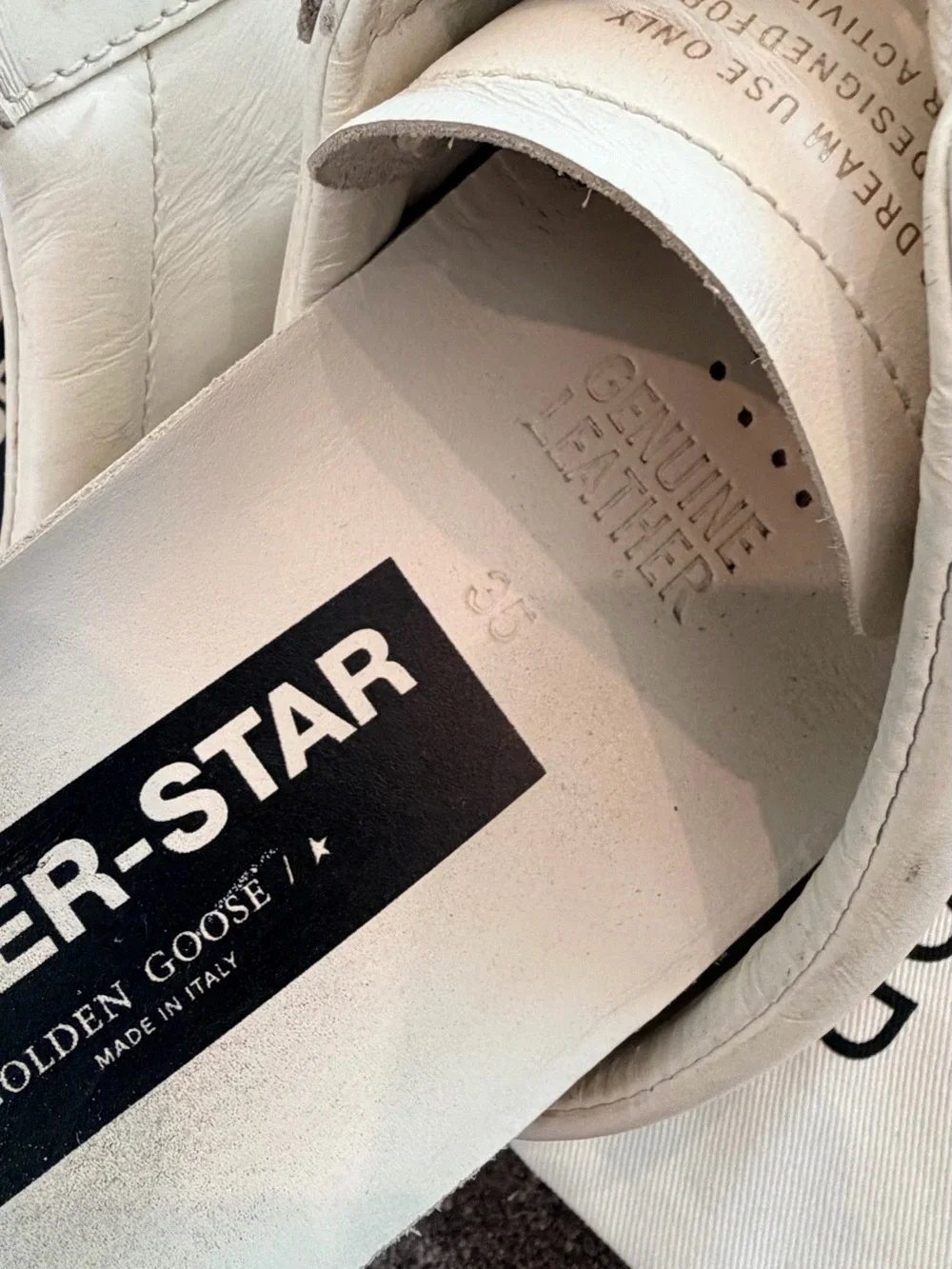 Golden Goose White Super-Star Sabot Sneakers